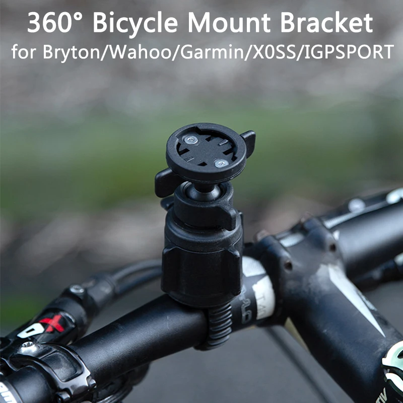 360° Adjustable Bicycle Computer Stand Handlebar Mount Equipment For Bryton/Wahoo Garmin/XOSS/IGPSPORT Bike Bracket