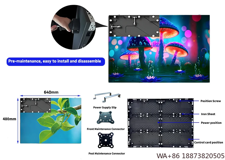 شاشة LED مثالية 4K فائقة الوضوح داخلية كاملة الألوان جدار عملاق مرحلة الحدث أحجام خلفية 5.7 م × 3.84 م نماذج P1.25