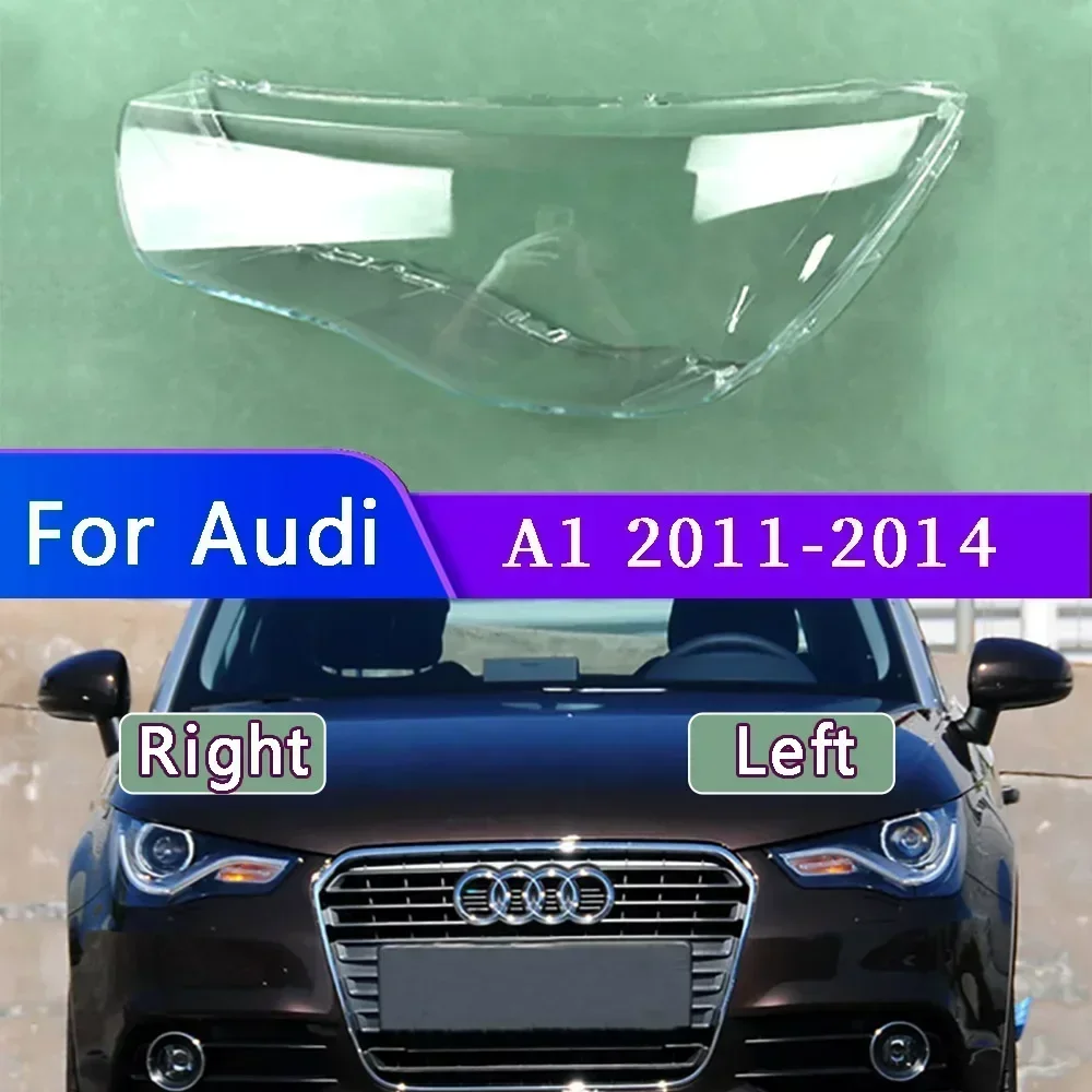 

Headlight Cover Shade Headlamp Shell For Audi A1 2011-2014 Transparent Lens Plexiglass Replace Original Lampshade