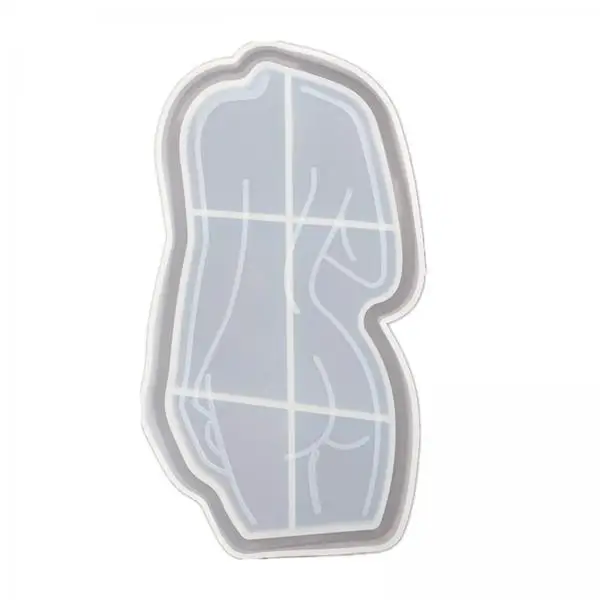 Silicone Mold Tray for Epoxy Resin Durable Coaster Mould DIY Wedding Table Art for Handmade Crystal Decor