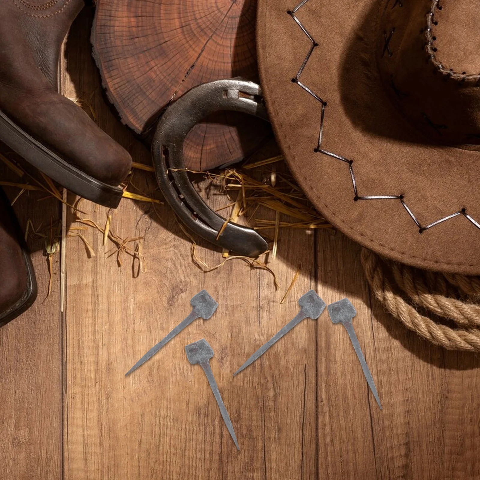 

20Pcs Metal Horseshoe Nails Precision Engineered for Hoof Stability Enhanced Safety in Various Terrains Riding and Farm