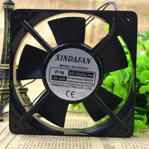

XINDAFAN XD12025A2HS 12CM 220V 120*120*25 AC ventilador refrigeración con marco aluminio