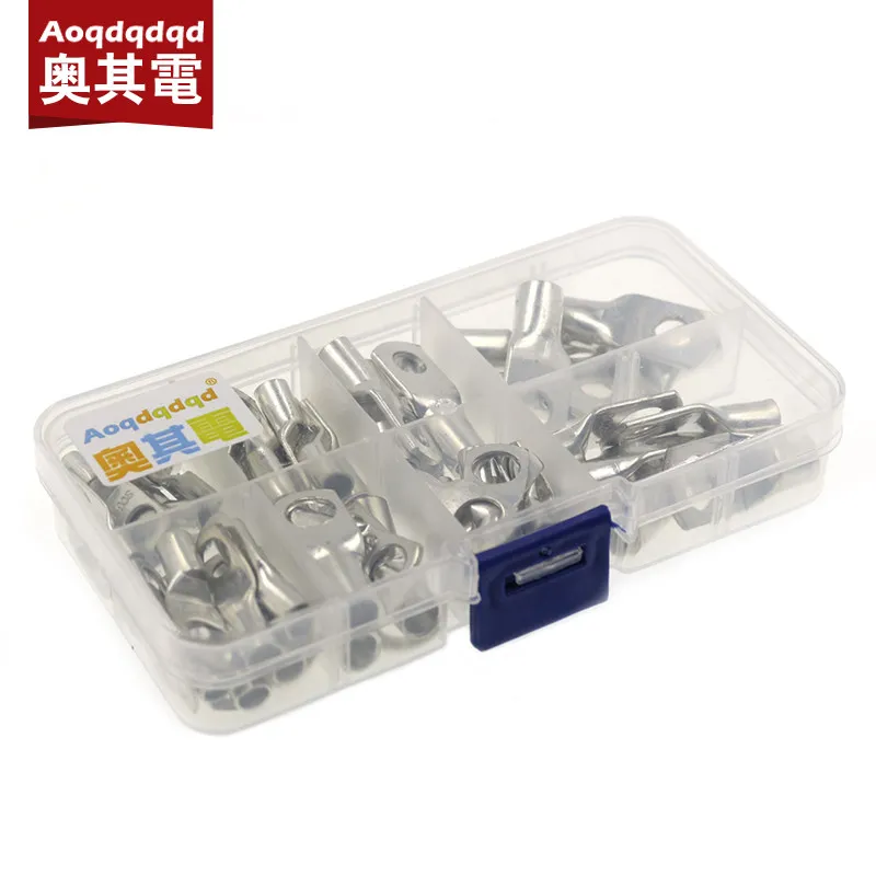 Cross-border e-commerce 60PCS silver SC6-25 series peep copper tip Terminals connector set