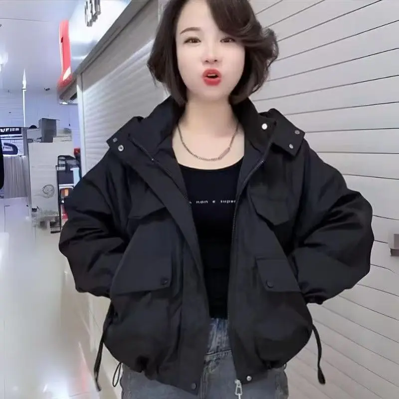 2025 Nuovo modello All'inizio della primavera Giacca sottile con cappuccio casual e versatile super bella per le donne