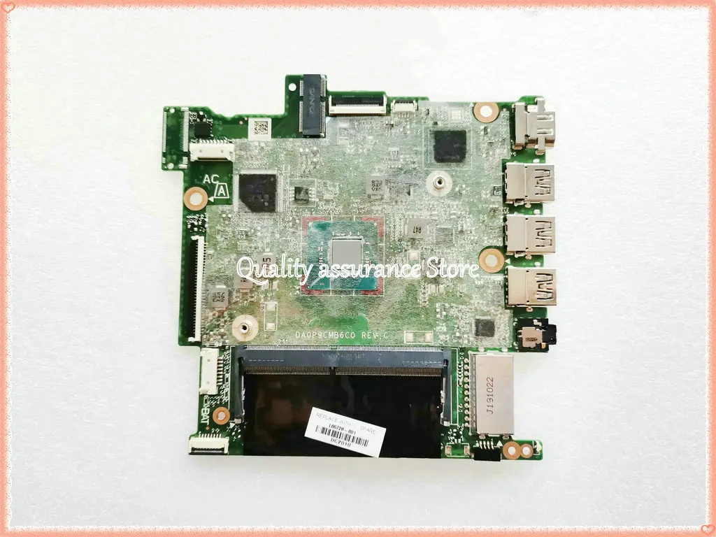 For HP Chromebook 14-CB Laptop Motherboard 14-CB161WM 14-CB163WM 14-CB164WM 14-CB181NR 14-CB182NR DA0P9CMB6C0 L65728-601
