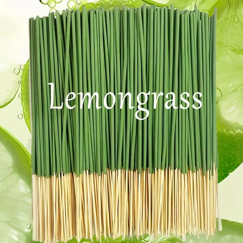 10-200Pcs 23CM Fragrance Lemongrass Incense Stick Incense For Home Hotel Yoga Studio Office To Remove Odor And Lasting Fragrance