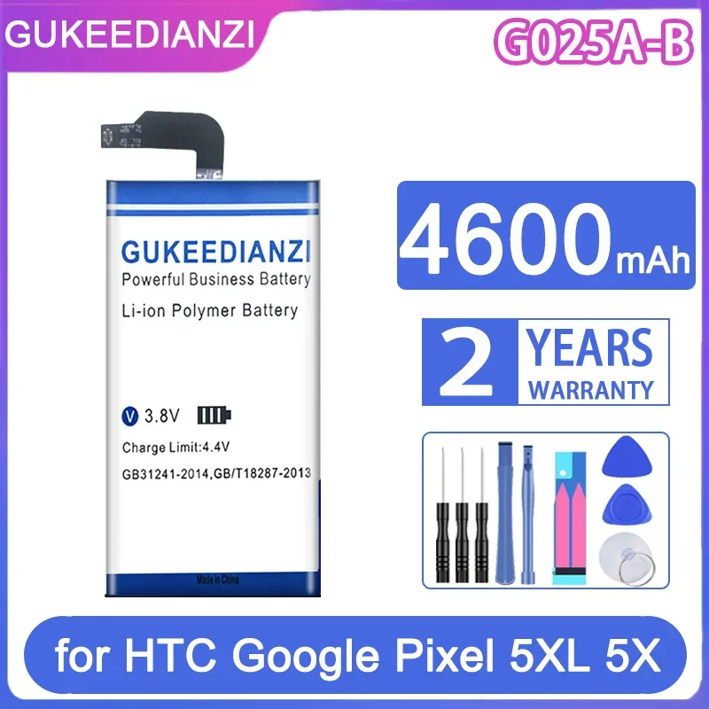 

GUKEEDIANZI Replacement Battery G025A-B G025AB 4600mAh for HTC Google Pixel 5XL 5X