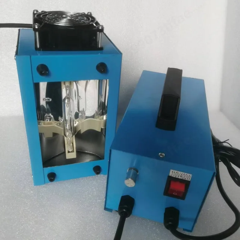 110V 400W 365nm Ultraviolet Curing Lamp UV Glue Curing Light Photocatalytic Equipment for Industrial Adhesive Solidification