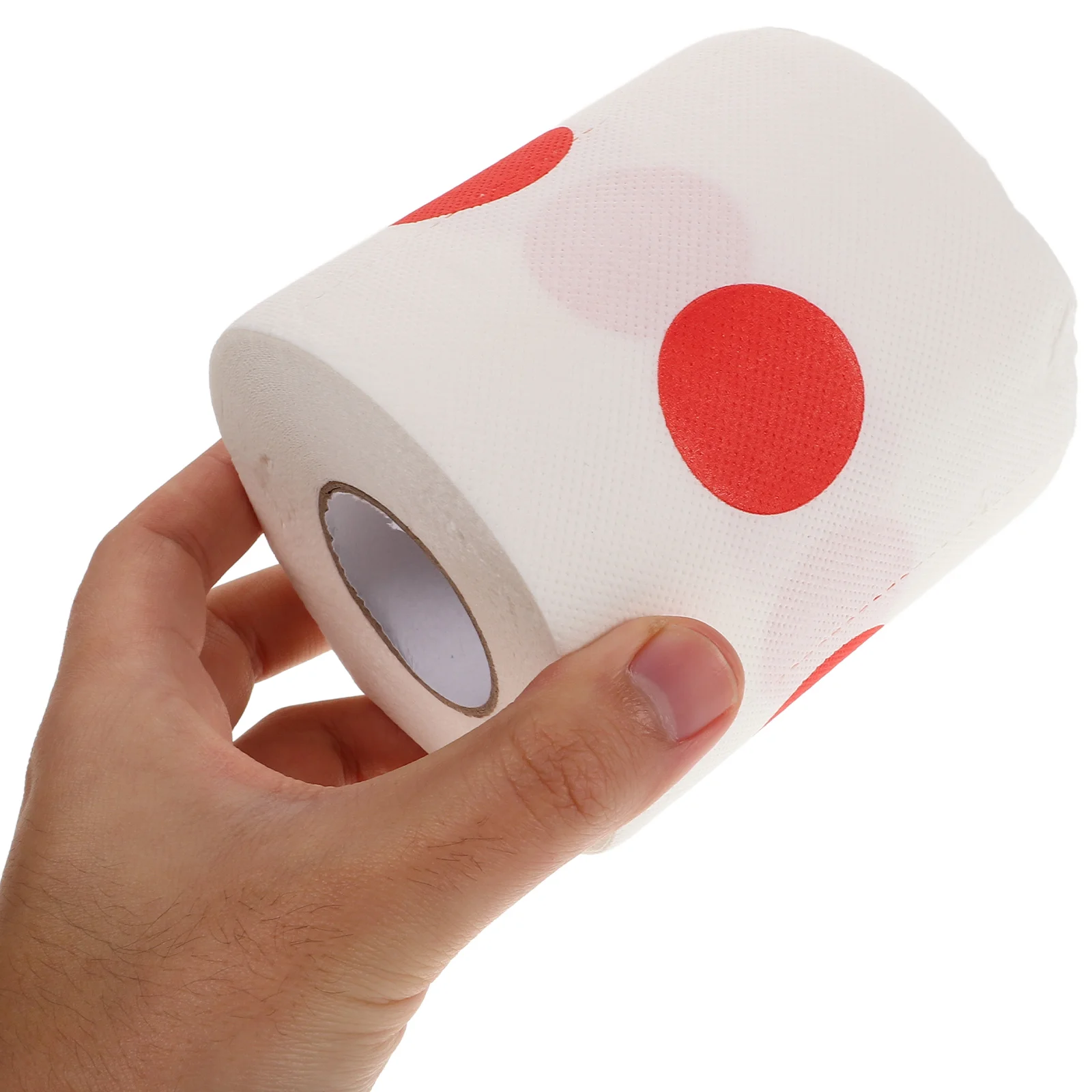 Japanese Flag Red Round Toilet Paper Fun And Novelty Design Ideal For Holiday Celebrations And Bathroom Decoration Printed Tissu