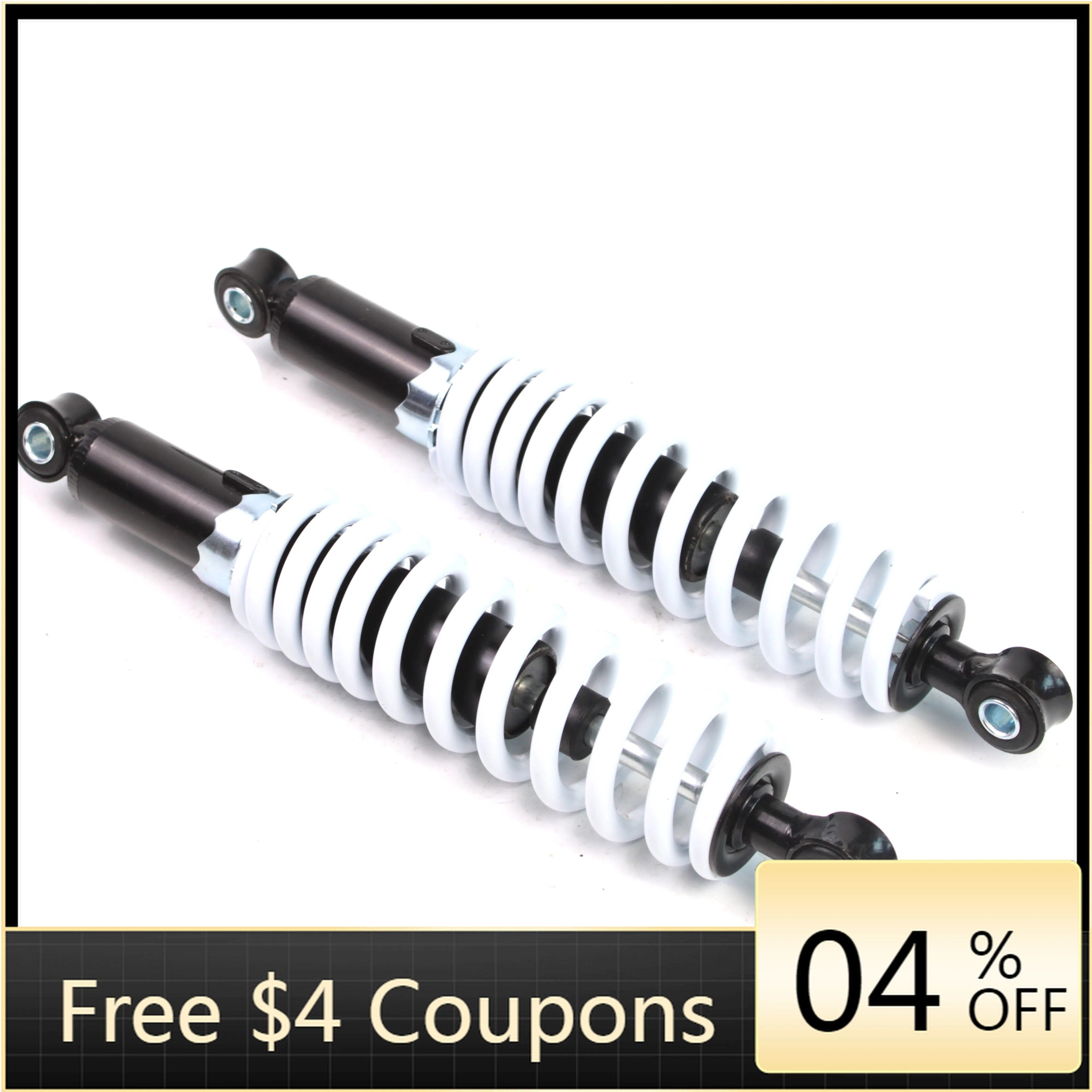 

STLF White 305mm Front and Rear Shock Absorber Suspension Spring for 50cc 70cc 90 110cc 125cc ATV Go Kart Buggy Pit Bike Dirt Bi