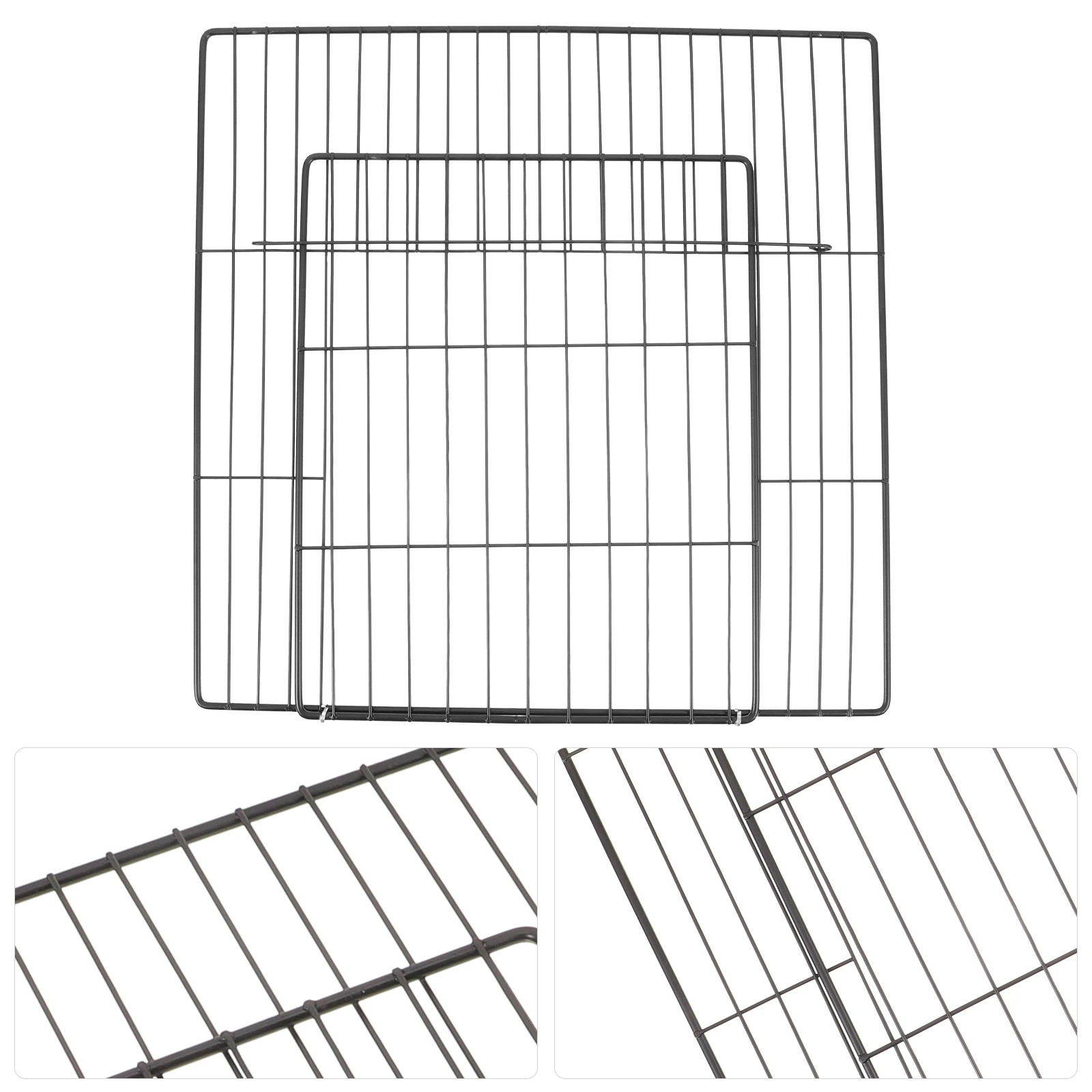 

Cat Cage Metal Wire Fence Accessories Small Playpen Gate Retractable Metal Wire Fence Door Net Pet Hardware Thickened