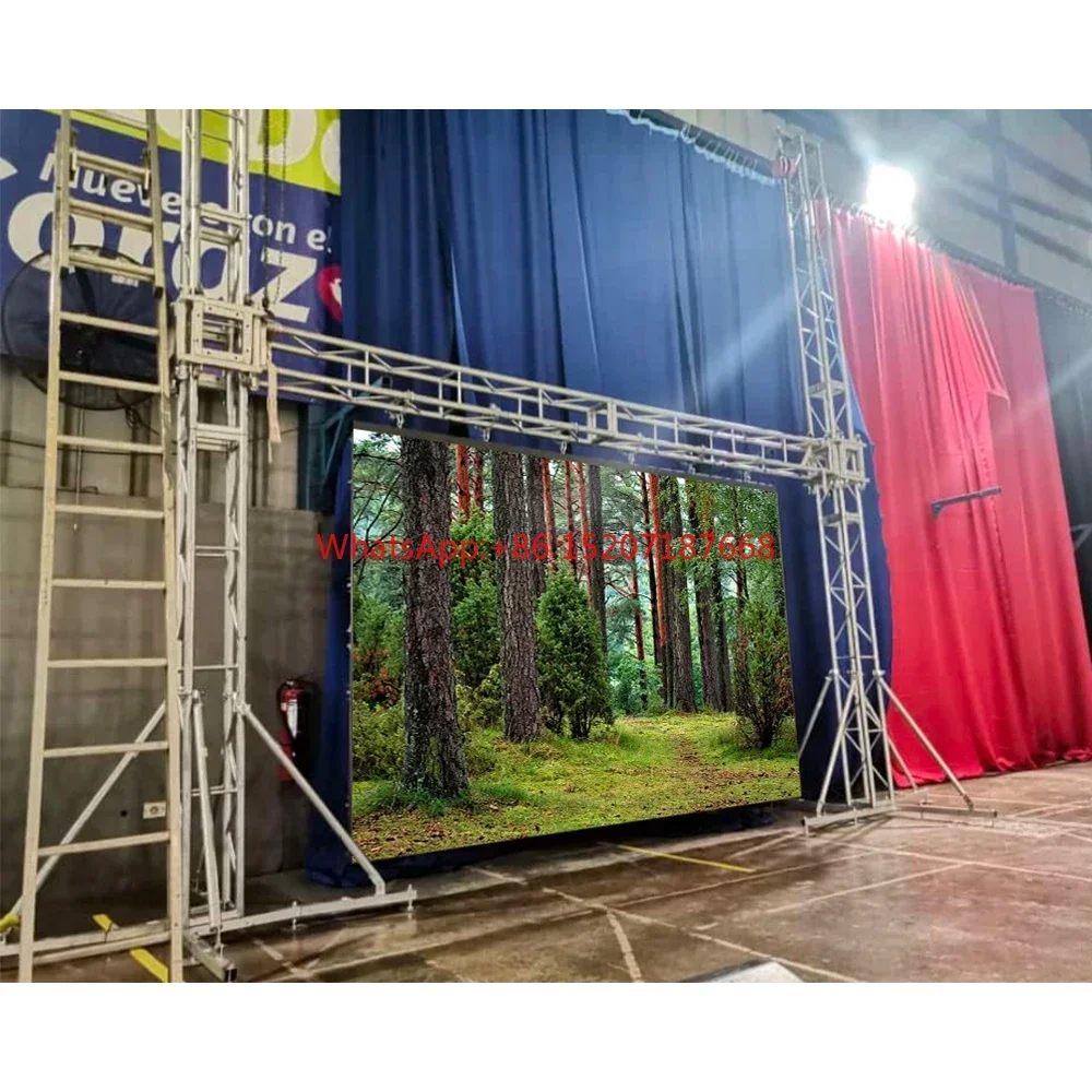 Full Color Indoor Led Screen Smd P3.91 Hd Event Stage Portable Display High Definition P2.6Mm High Quality Panel P391 Video Wall