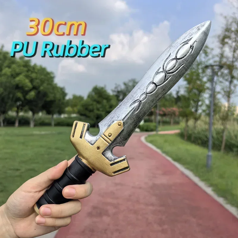 Couteau épée poignard 1:1 7 Styles 32cm, jeu de film, écailles de poisson Anime, modèle accessoire de Cosplay, arme en PU, cadeau de jeu de rôle frais