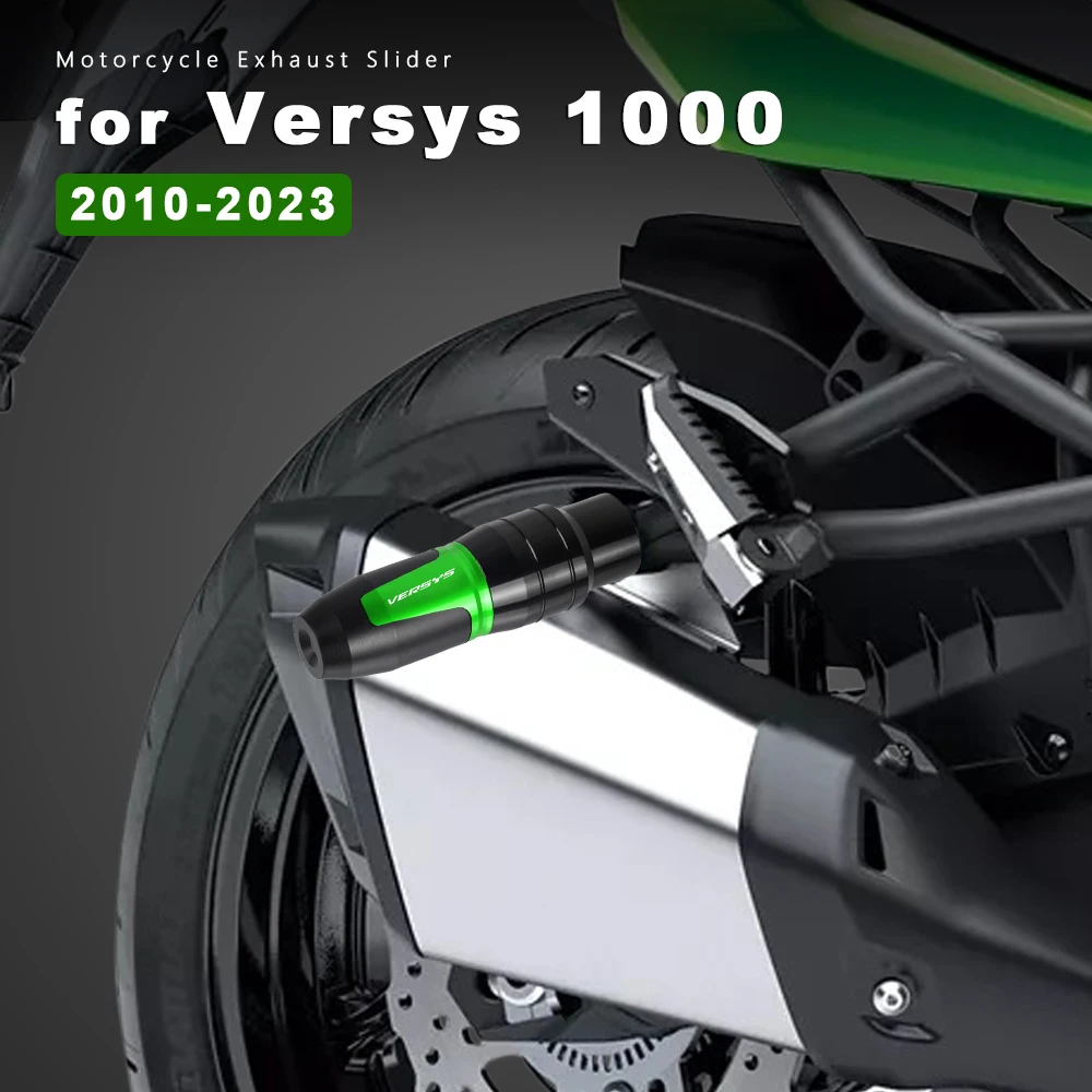

Crash Protector Motorcycle Aluminum for Kawasaki Versys 1000 Accessories 2023 2010-2023 2022 Exhaust Slider Falling Protection