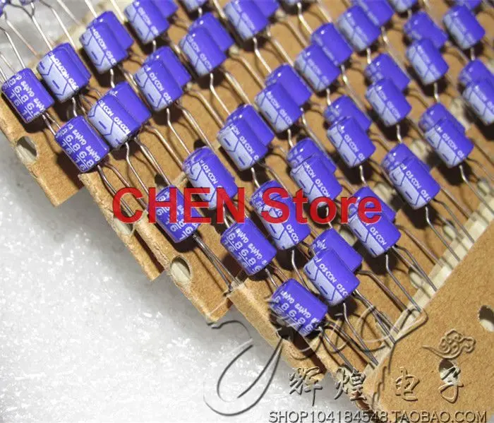 20PCS Sanyo OS-CON SC 16V6.8UF 5X6MM High polymer Motherboard 6.8UF 16V Solid State Capacitors purple 16SC6R8M