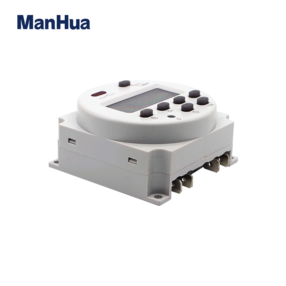 ManHua 12VDC/220-240V 16A LCD MT101 Digital Timer Switch Programmer Electronical Programmable Automatic Cyclic