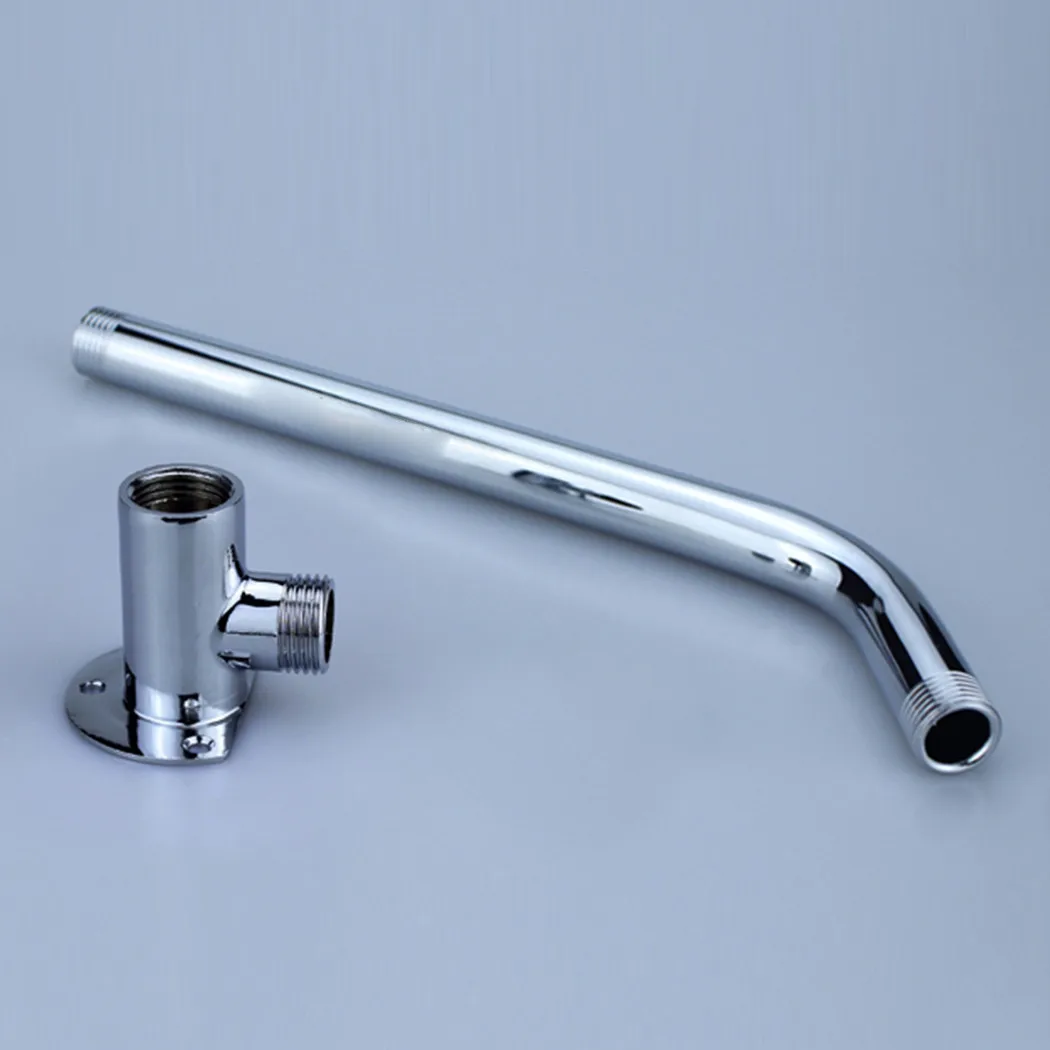 

Stainless Steel Wall Mounted Shower Extension Kit with Mount Base for 1/2 Inch Threaded Shower Arm Connections