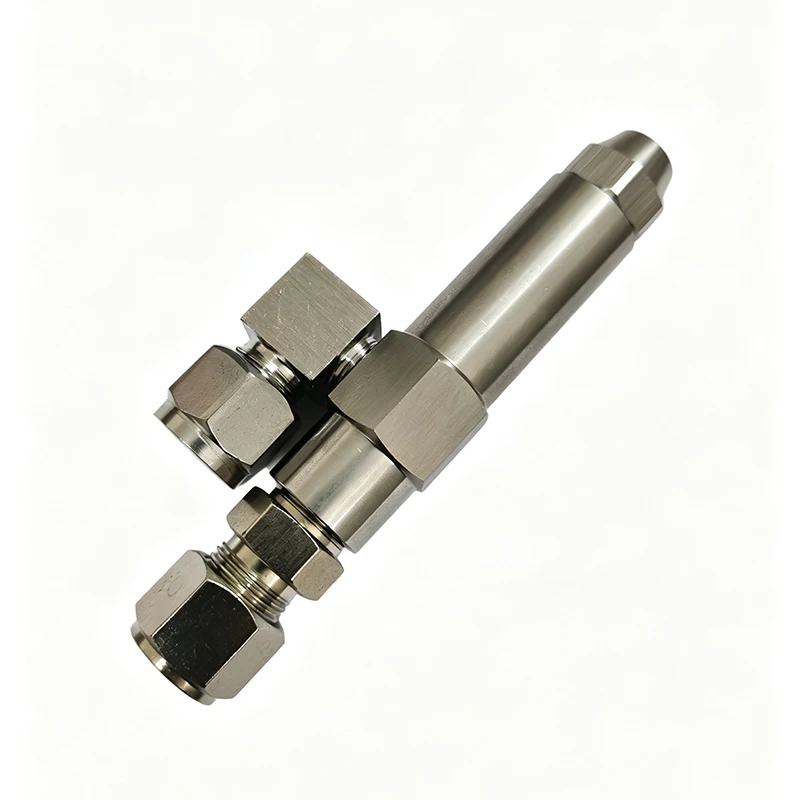 Low Pressure Oil Misting Air Atomizing Nozzle Industrial Siphon Cone Injection Waste Oil Burner Nozzle for Fuel Combustion