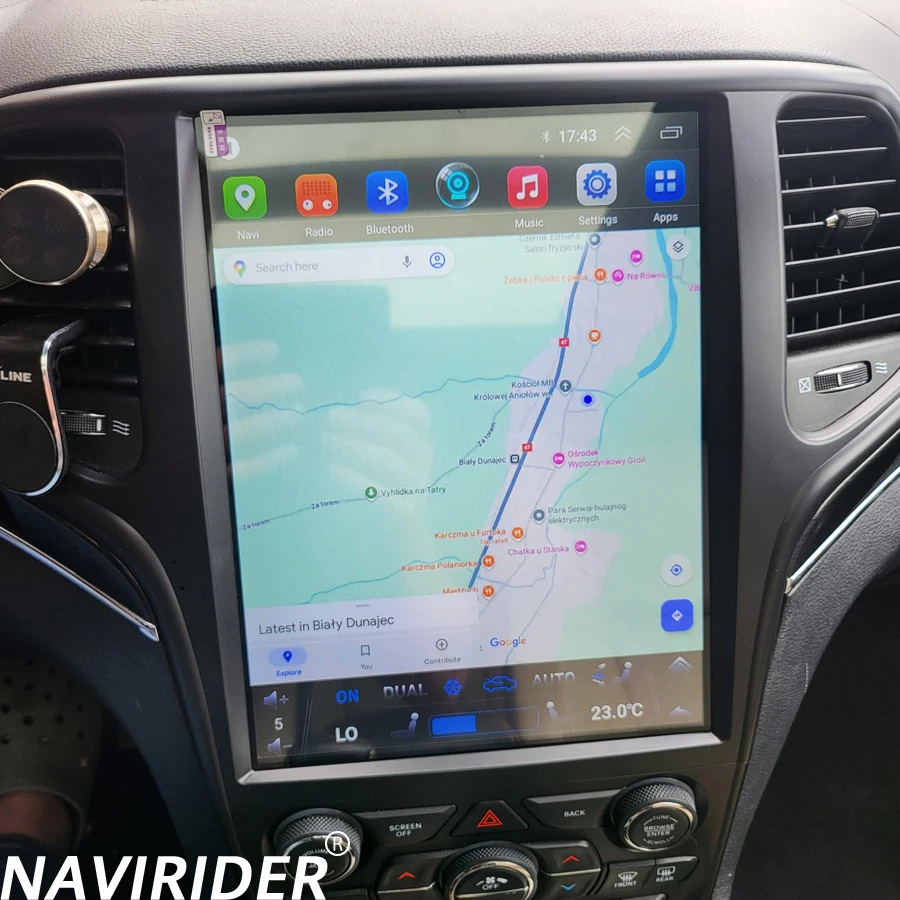 

12,8 дюйма для Jeep Grand Cherokee 2013 2014 2015 2016 2017 2018 Автомагнитола Android 14 GPS-навигация DSP 4G плеер vedio bt Carplay