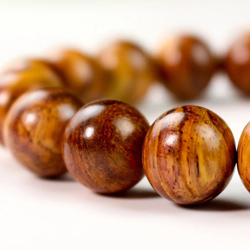 Hainan Scented Rosewood Bracelet12MMSingle Circle Men's and Women's Bracelet Ornament Crafts Wooden Prayer Beads Seni