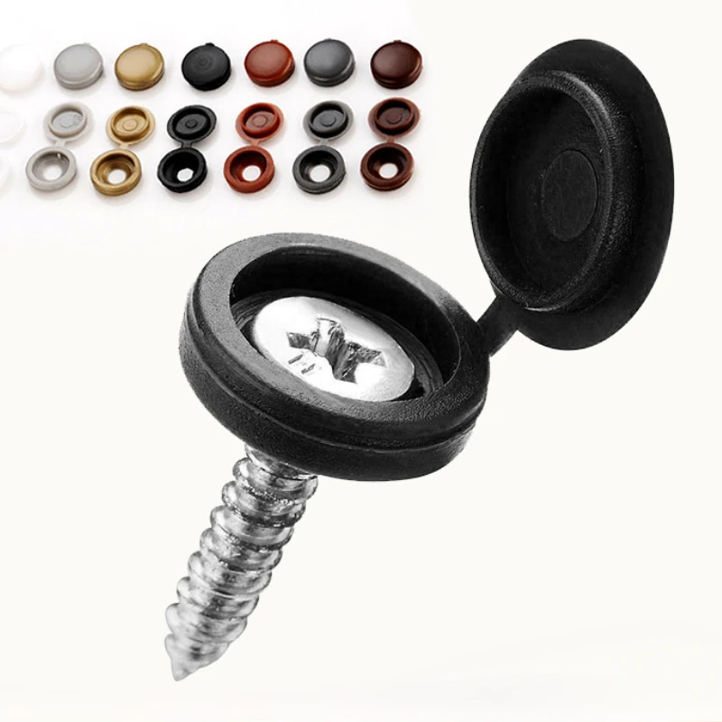 

50 шт./компл., крышка болта, пластиковая декоративная крышка крестового винта, складная пряжка, автомобильная декоративная крышка гайки