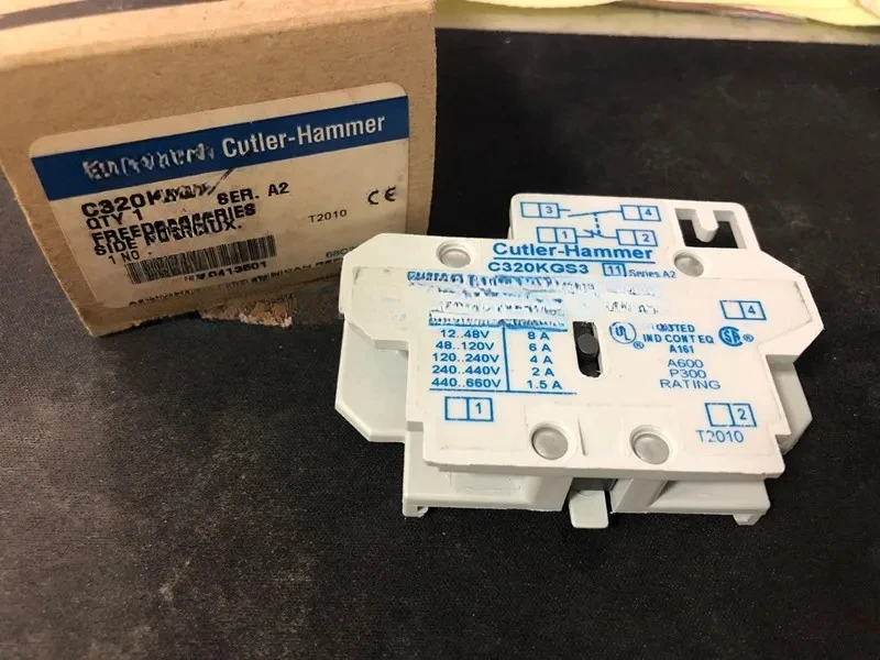 

EATON, contactor-assisted touchpoint C320KGS3 Original Cutler-Hammer New in stock