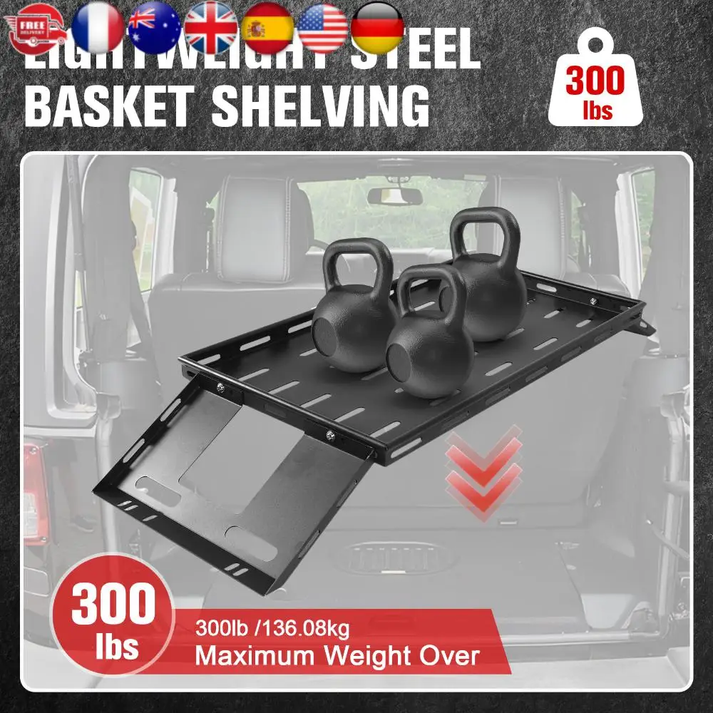 

Легкий стальной органайзер-поднос, износостойкий, усиленный, для перевозки грузов, с защитой от царапин, для Jeep Wrangler JK/JL 2007-2025