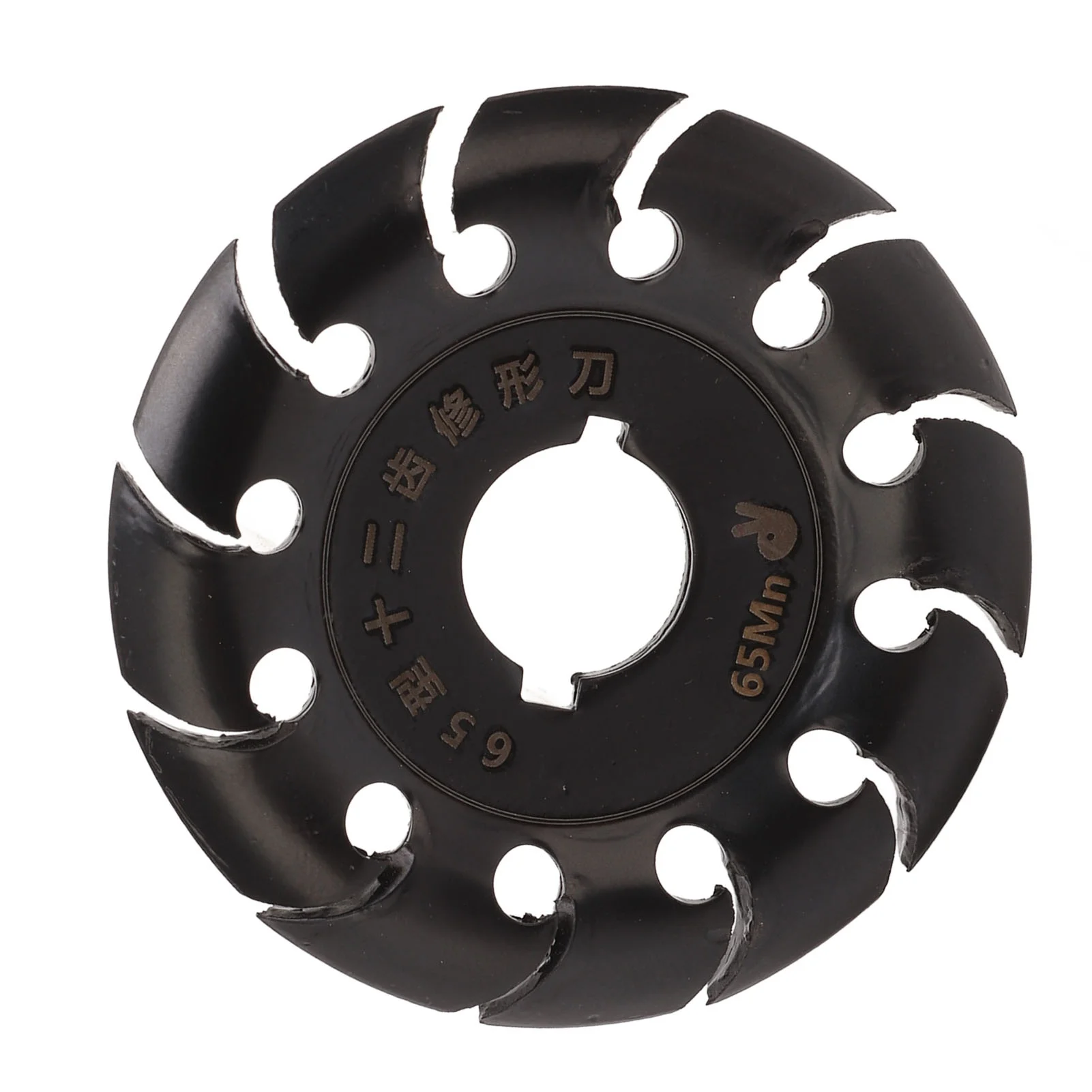 Grinder Shaping Disc Stainless Steel 12 Teeth Carving Disc for Angle Grinders Wood Rubber Black