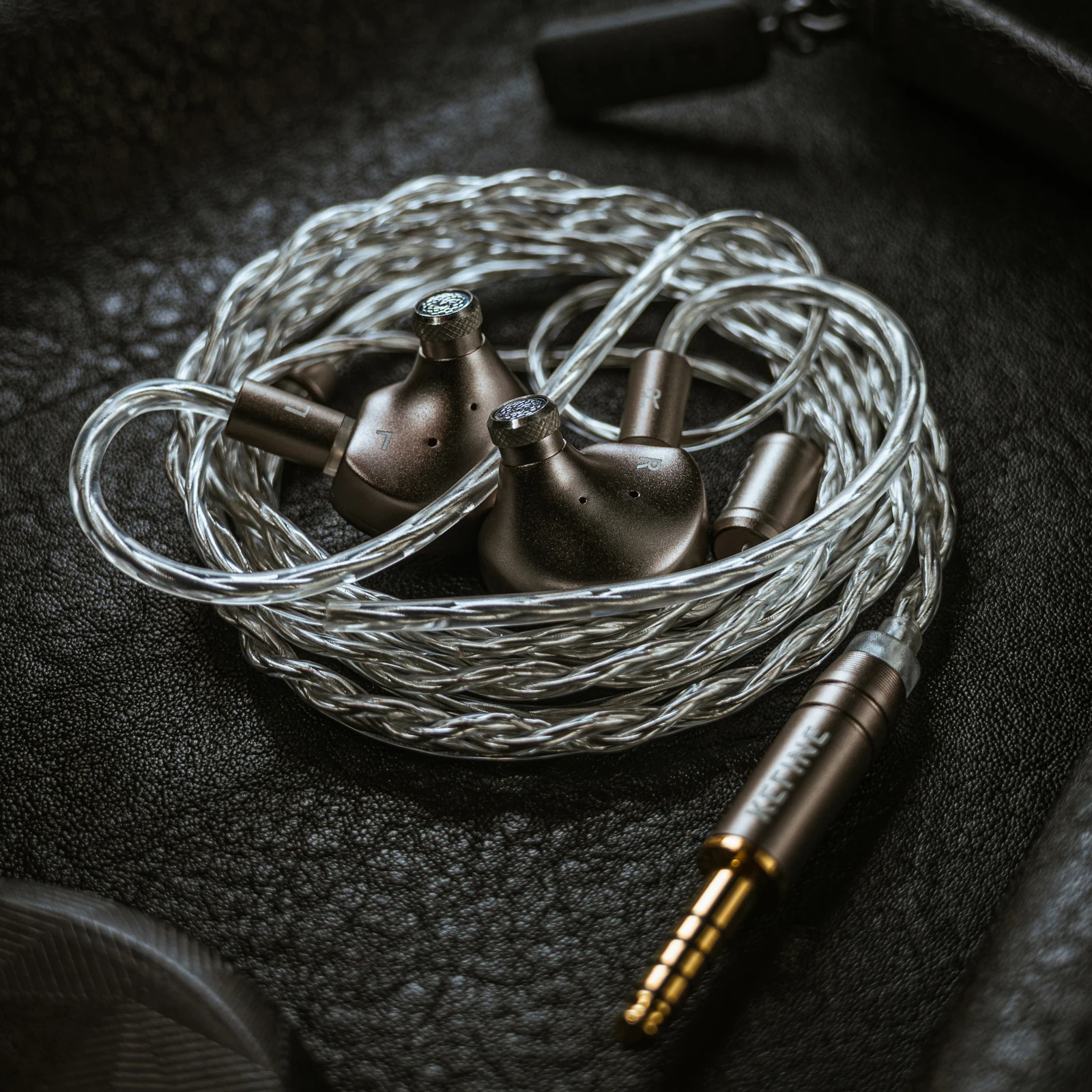 Kefine X ANGELEARS Delci AE 10mm DLC+PU Diaphragm Dynamic Driver IEMs Hi-Fi I n-ear Earphone with Two Tuning Style