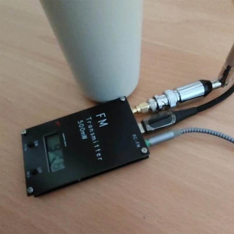 Transmisor FM estéreo Digital de 2000M y 0,5 W, transmisor FM estéreo para transmisión de Radio DSP de Campus