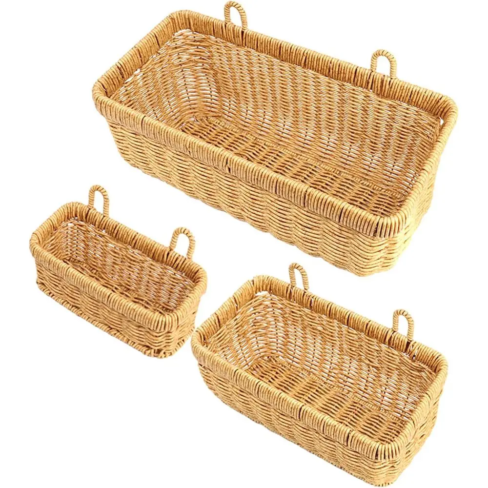 

Настенная корзина, подвесные корзины ручной работы в стиле бохо — набор o 3, идеальный или декор комнаты в стиле бохо, кухня, сад и лев