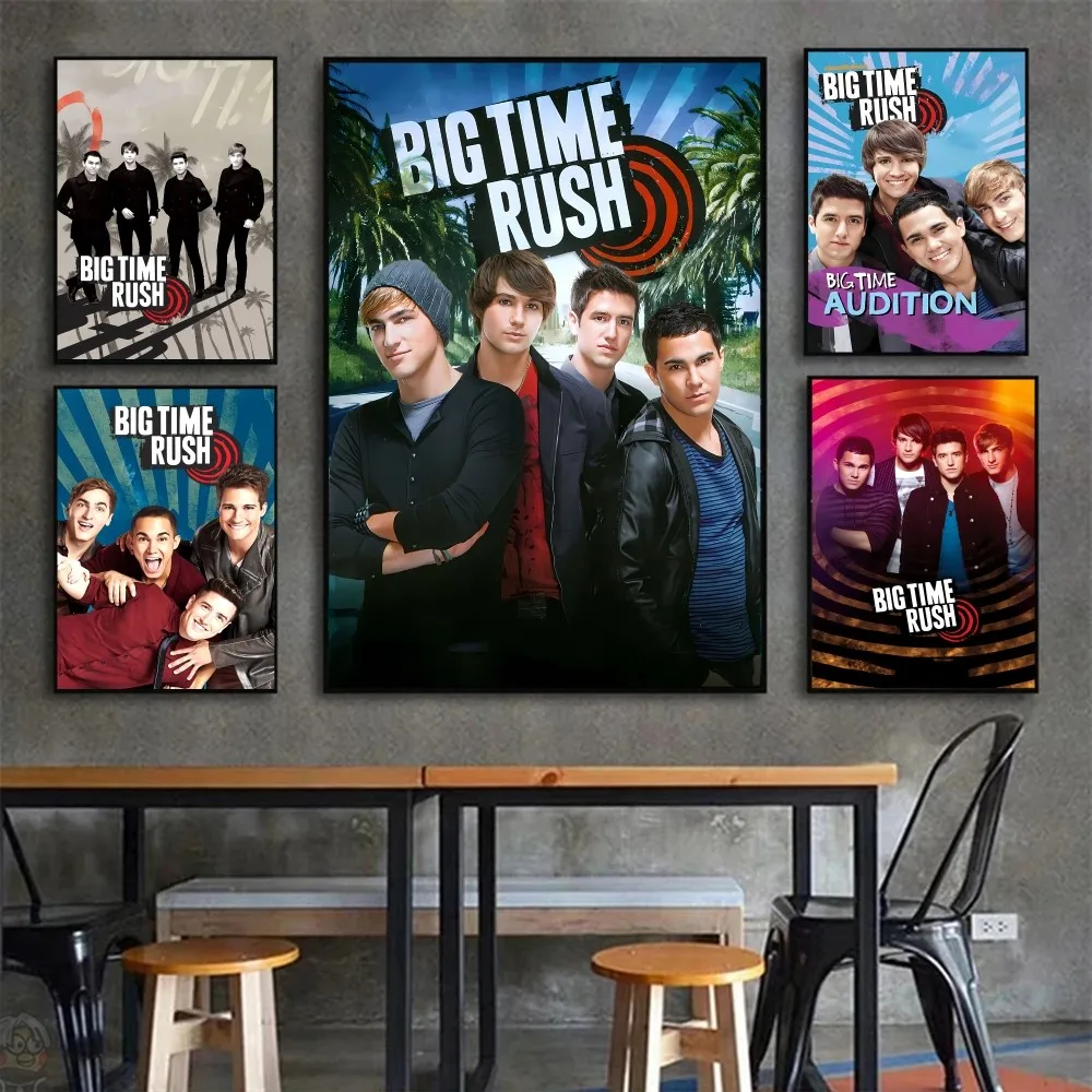 Big Time Rush Poster Wall Art Home Decor Room Decor Digital Painting Living Room Restaurant Kitchen Art