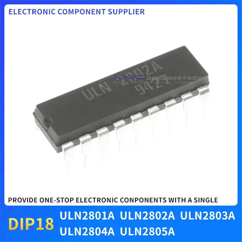 10PCS ULN2801A ULN2802A ULN2803A THE DARLINGTON TRANSISTOR ULN2804A ULN2805A DIP18