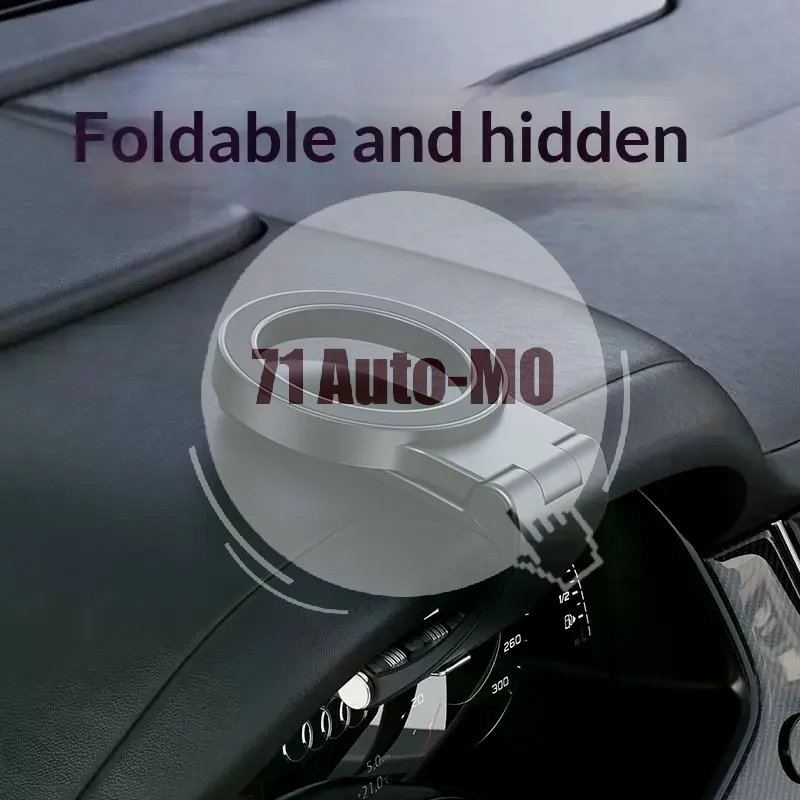 Novo Suporte de Celular Multifuncional Magnético Dobrável para Carro, Painel, Volante e Quebra-Sol, Suporte de Celular GPS
