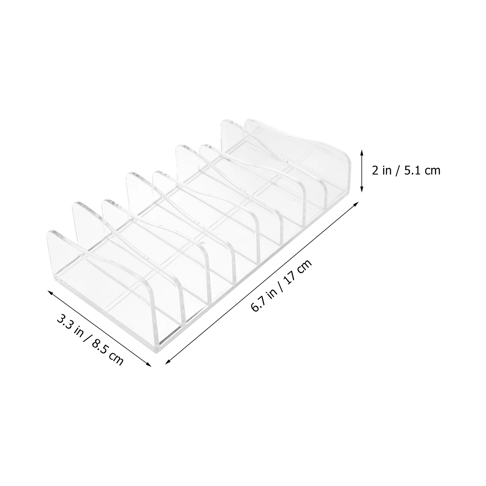 

4pcs Eyeshadow Storage Rack Durable Material Ultra-Thin Design Desktop Organizer For Makeup Eyeshadow Powder Lip
