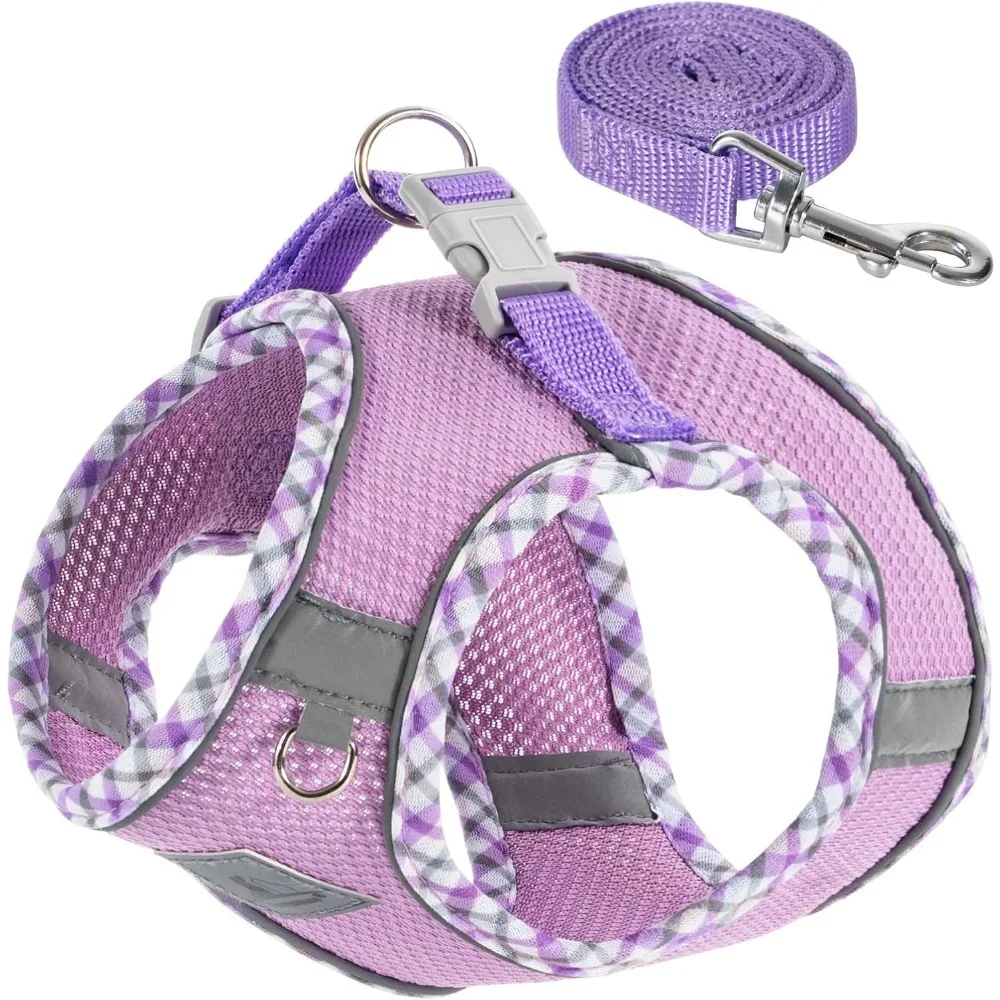 Dog Harness and Leash Set, No Pull Pet Harness for Small Dogs Easy Walking,Soft Breathable Small Dog Harness