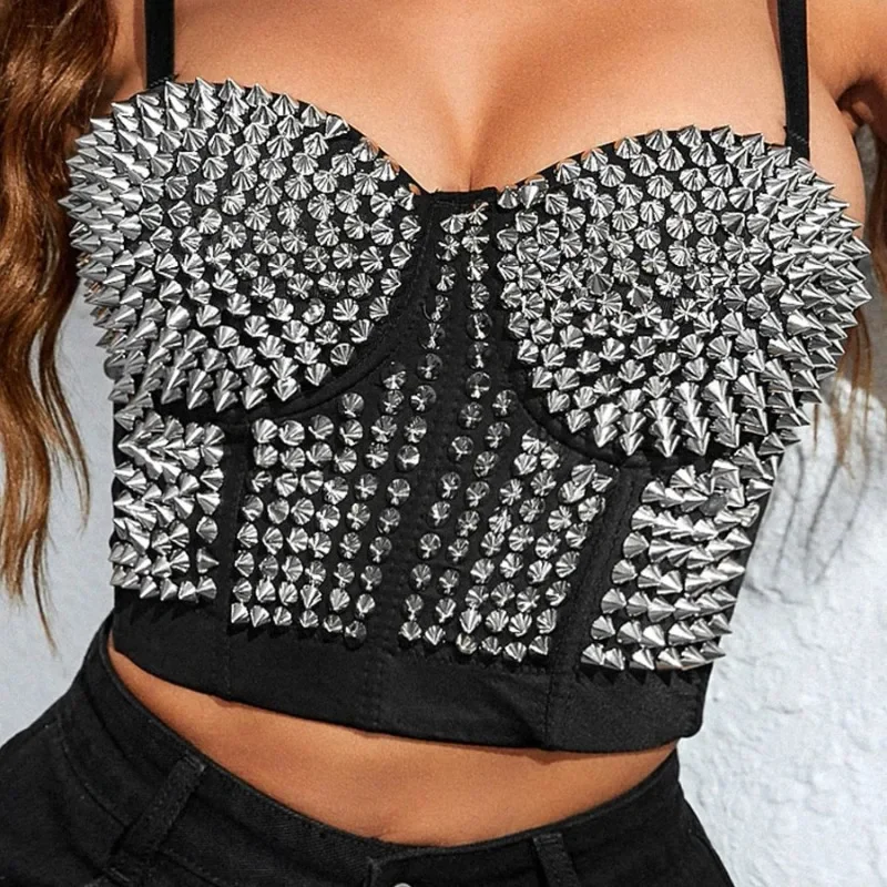 Ladies Party Wear Fashion Cropped Corset Tops Evening Party Camis Sexy Tank Top Women Casual Shirts Push Up Bra Y2k Blusas New