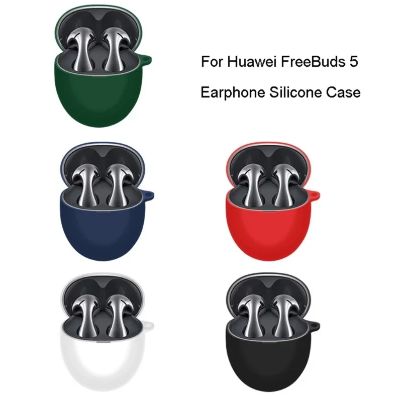 Compatible For Huawei FreeBuds 5 Earphone Cover-Shell Shockproof Anti-scratch Protective Sleeve Washable Housing Dustproof Case