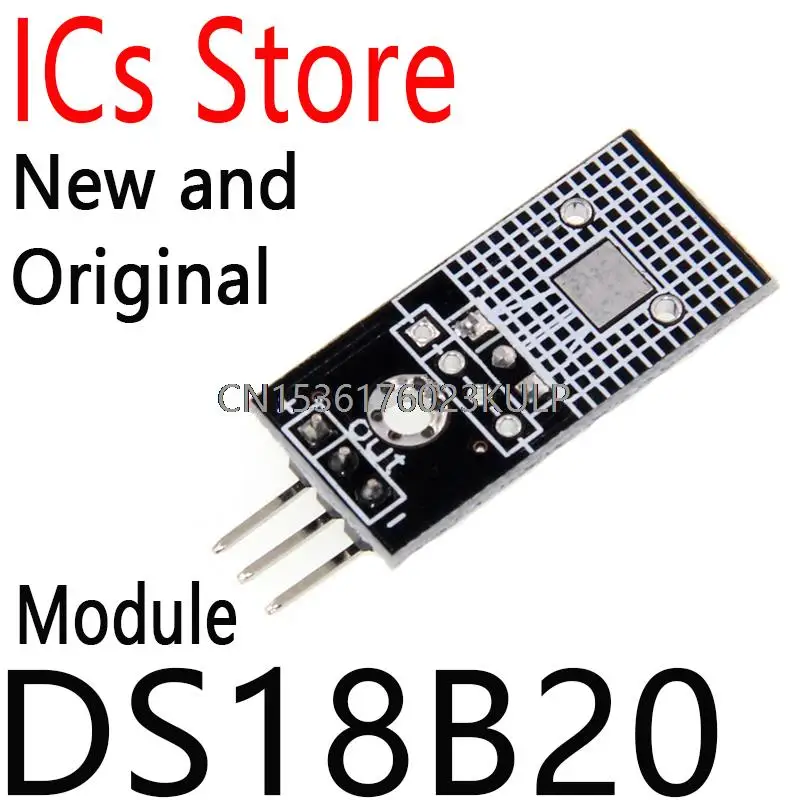 2PCS Digital Temperature Module Detection Sensor Module Board for Arduino DC 5V 18B20 Digital Signal Output DS18B20