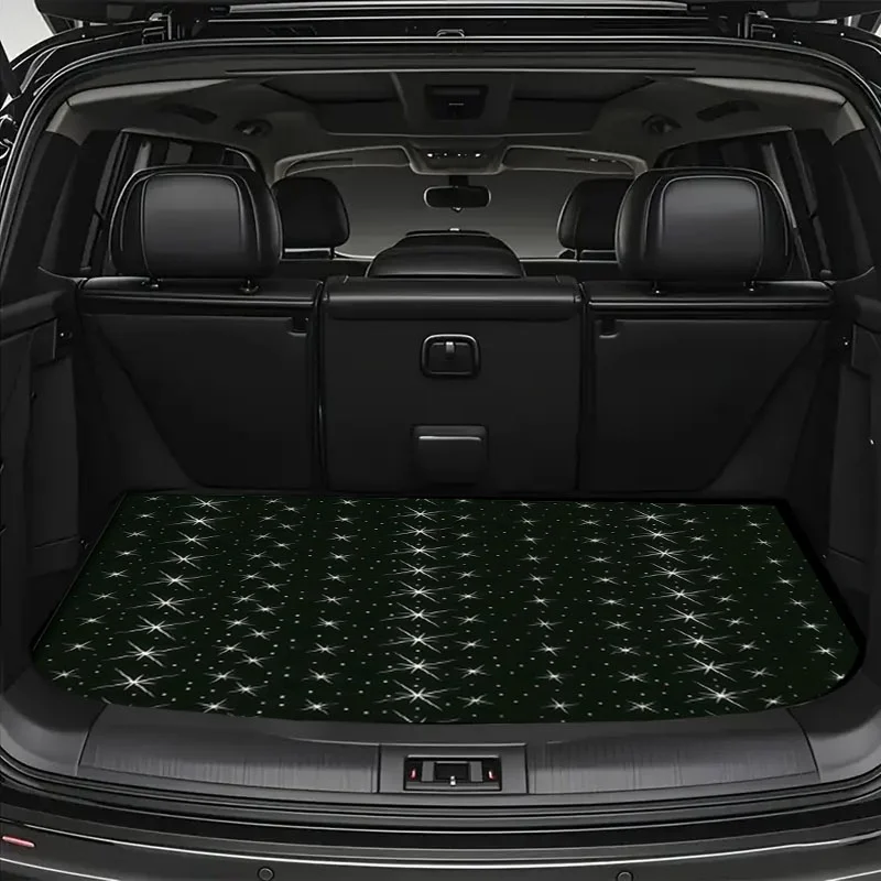 1pc Star - Patterned Car Trunk Mat, Made Of, Stylish & Durable, Ideal For Daily Use & Trips, Elevate Trunk's Aesthetic With Cosm