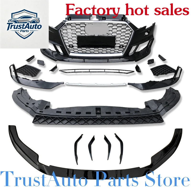 

TrustAuto Parts StoreHot Selling Car Bumpers Facelift Body Front Bumper Kit With Grille Upgr To -