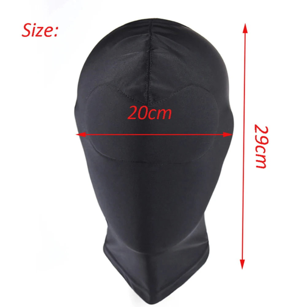 Fetish Harness Head Hood BDSM Slave Game Bondage Restraint Face Mask Erotic Sex Toys Role Play for Couples Master Anal Gay Adult image 6