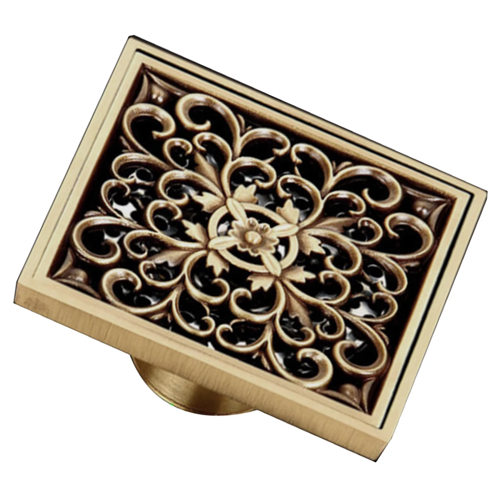 

Brass Floor Drain Cover Rust Resistant Heavy Duty Strainer Corrosion Proof High Temp Wear Resistant Durable Easy