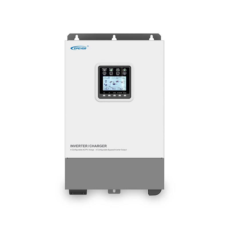 

Epever Hybrid solar Inverter 3KW UP3000-HM10021(RTU) 24VDC to 110/120VAC mppt solar charge controller hybrid inverter