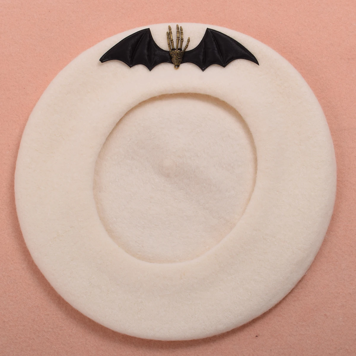 القوطية قبعة البيريه المرأة Steampunk عارضة لوليتا Batwings قبعات