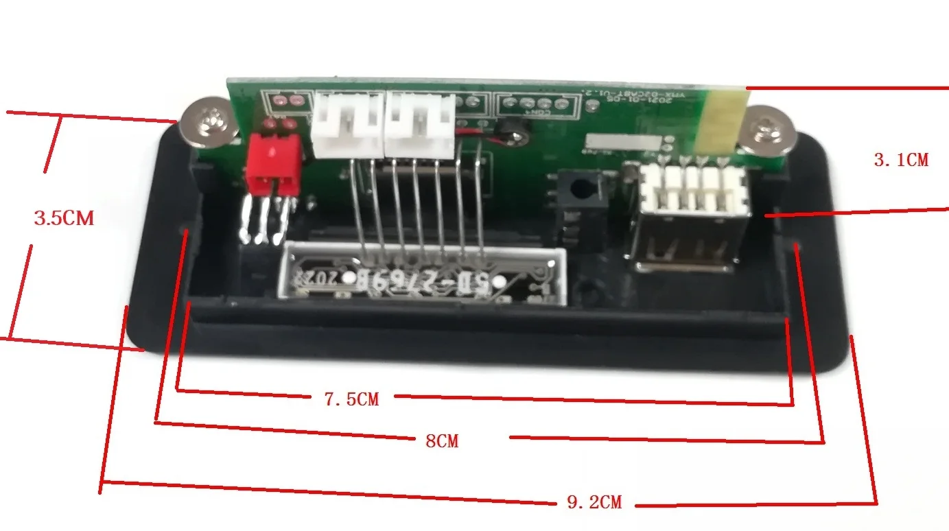 Neue Produkt werbung Aufzeichnung multifunktion ale 3,5 Aux 5V/12 drahtlose MP3 BT 5,3 Player Stereo verstärker Spektrum Audio-Modus