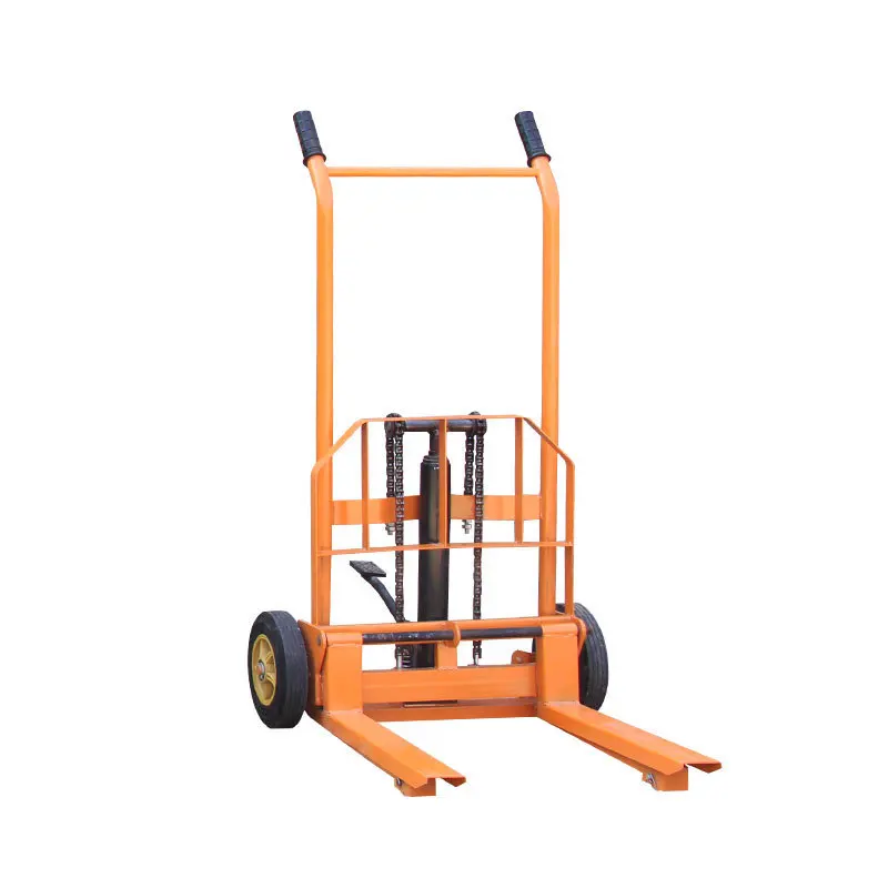 Manual hydraulic stacker forklift lift 1T2T lift electric stacker electric forklift loading and unloading hoist