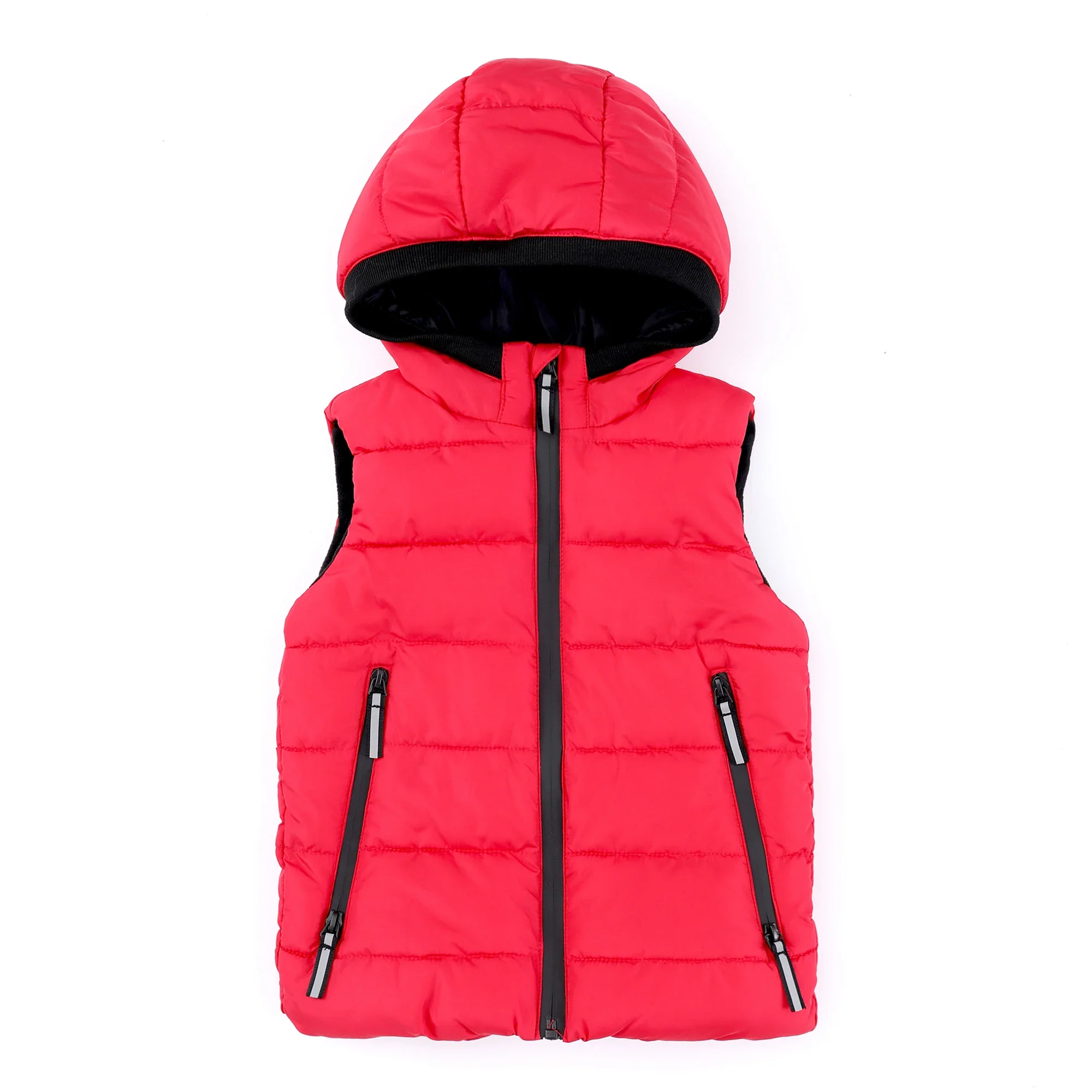 

Boys' Breathable and Waterproof Winter Puffer Jacket Padded Vest Windbreaker with Zipper for Kids' Outerwear