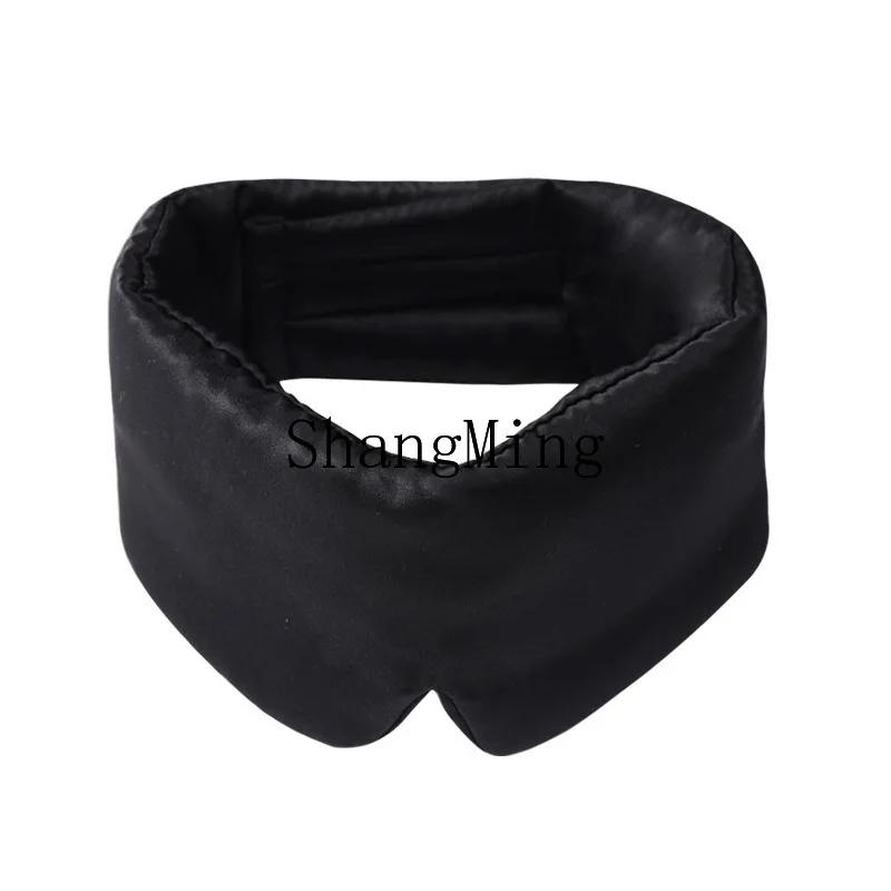 

PYH16 mmisan silk silk blackout eye mask, silk sleep eye mask Velcro double-sided eye mask