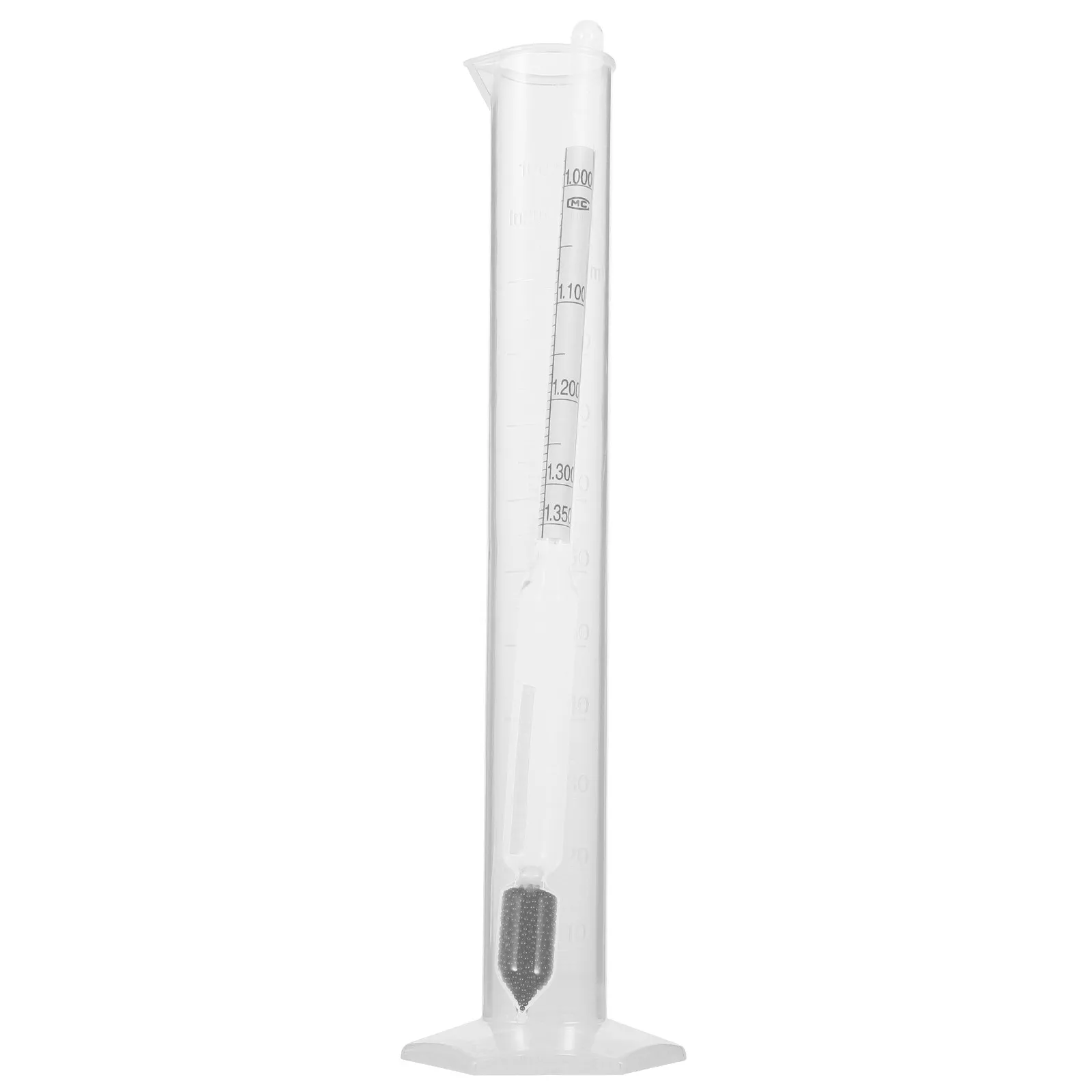 1Set Density Meter Dough Tester Graduated Measuring Cylinder Kitchen Food Alcohol Hydrometer Wine Making Specific Gravity